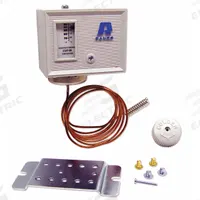 Refrigeration Control: Temp Control, 25°F to 75°F, SPST, Opens on Rise, 72 in Capillary Lg (MPN o10-1491). Key specifications — Manufacturer Part Number: o10-1491; Voltage: 240V AC; Brand: RANCO; Capillary Type: Capillary with Remote Bulb.