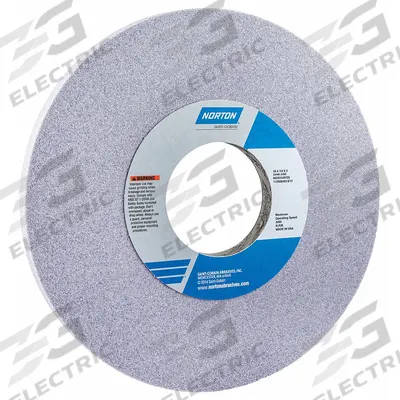 NORTON Straight Grinding Wheel: Type 1, 10" x 1/2" x 3" - Grinding Wheels for Moderate-to-Heavy Grinding of Tool Steels