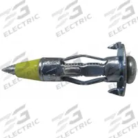Wall Anchor: 1/8 in Dia, 2 in Overall Lg, M4 Thread Size, Steel, Plain, Steel, Plain, 100 PK (MPN U30538.012.0200). Key specifications — Compatible Material: Drywall; System of Measurement: Inch; Brand: APPROVED VENDOR; Finish Type: Plain.