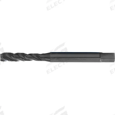 CLEVELAND Spiral Flute Tap: 3/8"-24 UNF, 2B, 3 Flute, Semi-Bottoming Chamfer - Spiral-Flute Taps for Steel & Stainless Steel