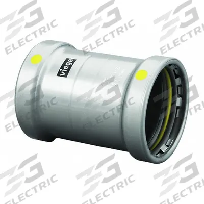 VIEGA MEGAPRESS Crimp Coupling Fitting: 3 in Pipe x 3 in Pipe Size, Press-fit x Press-fit - Gas Steel Press Pipe Fittings