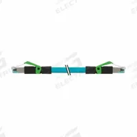 MURRELEKTRONIK Cordset: Cat5, RJ45 Male Straight x RJ45 Male Straight, 3 m Lg, TPE, Blue, Shielded (MPN 7700-74301-S4U0300). Key specifications — Brand: MURRELEKTRONIK; Cable Jacket Color: Blue; Performance Category: Cat5.