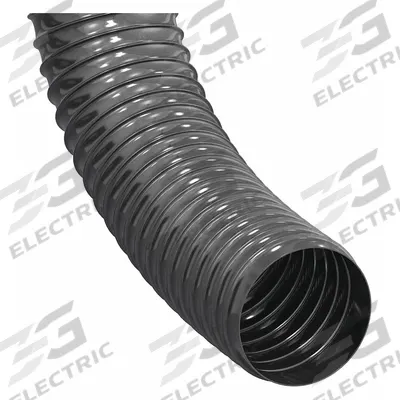HI-TECH DURAVENT Industrial Ducting Hose: 2 in Hose Inside Dia., 25 ft Hose Lg, 10 psi - Thermoplastic Rubber Thin-Wall Duct Hoses for Dust