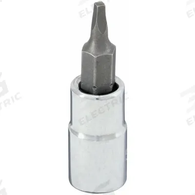 WESTWARD Socket Bit: 1/4 in Drive Size, Square Tip, R2 Tip Size, 1 13/16 in Overall Lg - Square Bit Sockets