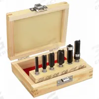 APPROVED VENDOR Router Bit Set: Fractional Inch, 6 Pieces, Flush Trim/Pattern/Straight (MPN 16Y599). Key specifications — attr315242: Straight; attr325198: APPROVED VENDOR.