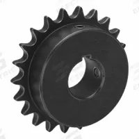 TSUBAKI Single Strand Sprocket: 40, For 1/2 in Chain Pitch, 1 1/8 in Bore Dia, 22 Teeth, Steel (MPN 40B22F-1B). Key specifications — Brand: TSUBAKI.