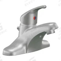CLEVELAND FAUCET GROUP Bathroom Faucet: Cornerstone, Metal, Brushed Nickel Finish, 1.5 gpm Flow Rate (MPN CA40711BN). Key specifications — Includes: Spacer; Brand: CLEVELAND FAUCET GROUP; Series: Cornerstone.