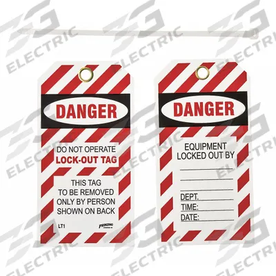 BRADY Danger Tag: Danger, Danger Do Not Operate, Polyester - Safety