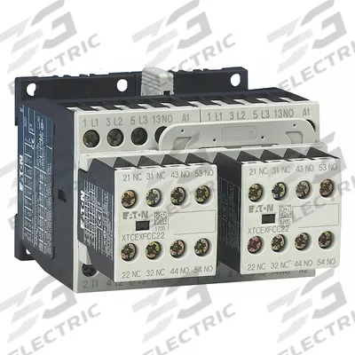 EATON Magnetic Contactor: Reversing, 3 Poles, 3NO Contacts, 9 A - Reversing IEC Contactors