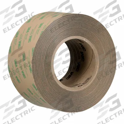 3M Transfer Tape: 3 in Wd, 60 yd Lg, 5.2 mil Thick, Polycoated Kraft Paper - General Purpose Adhesive Transfer Tape