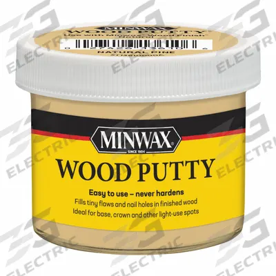 MINWAX Wood Putty: Wood Repair, 3.75 oz Container Size, Pail - Wood Repair Putties