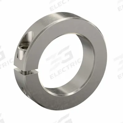 RULAND MANUFACTURING Shaft Collar: 1-Piece, Inch, Round, Clamp-On, 1 7/8 in Bore Dia - Stainless Steel Shaft Collars