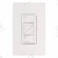 LUTRON Lighting Dimmer: 3 Buttons, Caseta, 120V AC, Wireless, Neutral Required, White (MPN PD-10NXD-WH). Key specifications — Communication Method: Wireless; Compatible with Series: Caseta; Neutral Required: Yes; Operating Voltage: 120V AC; Brand: LUTRON.