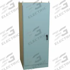 HAMMOND Electrical Enclosure: Steel, 90 in x 36 in x 36 in, NEMA 12, Solid Cover, Hinged, Dust Tight (MPN 1418YYD36). Key specifications — Brand: HAMMOND; Closure Method: Handle; Knockouts: Not Included.