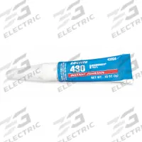 LOCTITE Instant Adhesive: 430, Metals, 0.1 fl oz, Tube, Clear, Thin Liquid, 50 g/L and Under (MPN 233973). Key specifications — Series: 430; Standards: 29 CFR 1910.1200; Primary Applications: Metals; Materials Bonded: Metal; Brand: LOCTITE; Secondary Compatible Materials: Rubber.