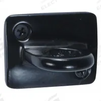 VISIONTRON Wall Plate, Accepts 2 Ropes: 2 in Overall Ht, 2 in Overall Wd (MPN WP-SB). Key specifications — Brand: VISIONTRON; Color: Black; Material: Metal.