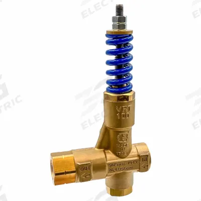 MECLINE Unloader Valve: 1/2 in Bypass Connection Size, NPT, Brass - Unloader Valves