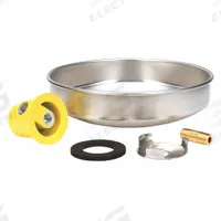 BRADLEY Stainless Steel Bowl: S90-094GR