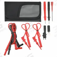 POMONA Test Lead Kit: CAT III 300V, Alligator Clip/Spade Lug/Std Probe/Test Clip, 1,000 V Max Volt (MPN 5543B). Key specifications — Brand: POMONA.