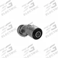 PARKER Hydraulic Crimp Fitting: Steel x Steel, 45° Elbow, -16 For Hose Dash Size, Male x Genderless (MPN 16F43-20-16). Key specifications — Fitting Gender: Male x Genderless; Fitting Connection Type: Flange x Crimp; Thread Size: 0.511"-27; For Hose Dash Size: -16; Brand: PARKER.
