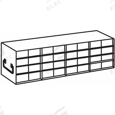 ARGOS TECHNOLOGIES Freezer Rack: 22 in Overall Lg, 5 1/2 in Overall Wd - Cold Storage Racks