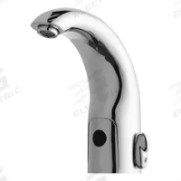 CHICAGO FAUCETS Bathroom Sensor Faucet: HyTronic Contemporary, Cast Brass, Polished Chrome Finish (MPN WWG116.222.AB.1T). Key specifications — Brand: CHICAGO FAUCETS; Includes: Mounting Hardware; Series: HyTronic Contemporary.