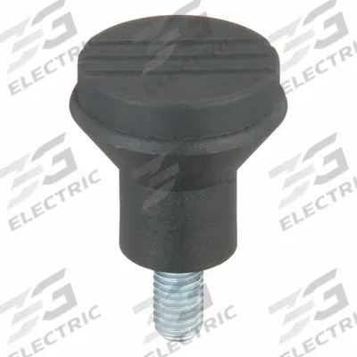 KIPP Hand Knob: Pull, Plastic w/ Steel Thread, M8 Thread, 15 mm Thread Lg - Pull Knobs with Threaded Stud