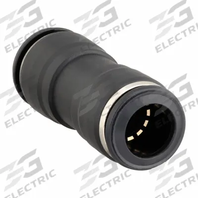 AIGNEP USA Push-Fit Adapter Fitting: 4 mm OD x 4 mm OD Size - Nylon & Nickel-Plated Brass Tube Fittings