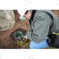 AEMC INSTRUMENTS Earth Ground Resistance Tester: 8 kiloohm to 50 kiloohm, CAT IV 600V, IP65, Digital (MPN 6424 Kit-150 ft). Key specifications — IP Rating: IP65; Test Current: ≤20 mA; Test Voltage: ±10V AC; Brand: AEMC INSTRUMENTS.