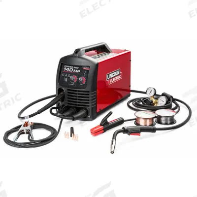 LINCOLN ELECTRIC Multiprocess Welder: Power MIG 140MP, DC - Lincoln Power MIG MP
