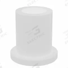 BUNTING BEARINGS Flanged Sleeve Bearing: PTFE, 1/2 in Bore, 3/4 in OD, 1 in Overall Lg, Off-White (MPN BJ7F081208). Key specifications — Brand: BUNTING BEARINGS; Color: Off-White.