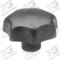 JW WINCO Cast Iron Hand Knobs: 7 Point, Cast Iron, 1/4"-20 Thread, 0.47 in Thread Lg, 1.26 in Dia (MPN 3TC77/E). Key specifications — Brand: JW WINCO.