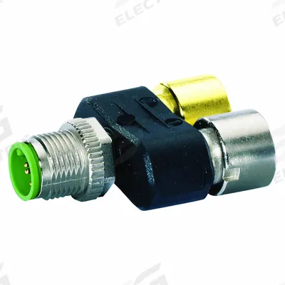 MURRELEKTRONIK T-Coupler: M12 Male Straight, 5 Pole to (2) M12 Female Straight - M12 to M12 T-Couplers