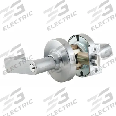 ARCHITECTURAL CONTROL SYSTEMS Door Lockset: Storeroom Lever Locksets, Chrome - Electric Lever Locksets