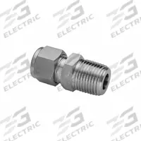 HAM-LET Compression Fitting Adapter: 6 mm OD Fitting Size, Compression x ORB, Stainless Steel (MPN 768LOB SS 6 MMX 1/2-20). Key specifications — Compatible Fitting Brands: Swagelok; Brand: HAM-LET.