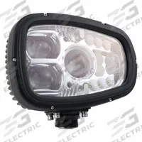 GROTE LED Head Lamp Assembly: Snowplow Light, LED, Heated, High Beam/Low Beam, Swivel, Aluminum (MPN 84631-5). Key specifications — Heated: Heated; Lighting Technology: LED; Beam Type: High Beam; Electrical Connection: 6-Pin DT Connector; Mount Type: Swivel; Brand: GROTE.