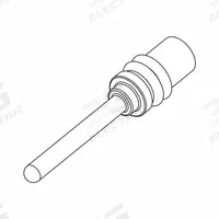 ANDERSON POWER PRODUCTS Connector Contact: PP30, 10 AWG, Tin, 1230G1, 30 A Current Rating, Crimp. Key specifications — Manufacturer Part Number: 1230G1; Voltage Rating: 600V AC/600V DC; Wire Size: 10 AWG; Contact Type: Crimp.