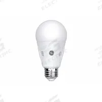 GE LAMPS LED: Medium Screw (E26), LED, (A) Classic, A19, 4 W_7 W_14 W_9.5 W Watt, Frosted, 120 V AC (MPN LED/LC/DA19/9WSC). Key specifications — attr233510: A19; attr233525: 120 V AC; attr233549: Frosted; attr518949: 3000K; attr239859: GE LAMPS.