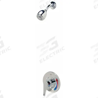 ZURN Shower Faucet: Temp Gard III Z7301, 2.5 gpm Fixed Showerhead Flow Rate - Shower Faucets with Fixed Showerheads