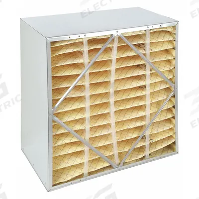 GRAINGER Rigid Cell Air Filter: 20 in x 20 in x 12 in, Fiberglass - MERV 14 Rigid Cell Air Filters