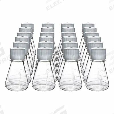 APPROVED VENDOR Erlenmeyer Flask: Erlenmeyer, PETG, 125 mL, 4.23 fl oz - Plastic Erlenmeyer Flasks