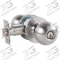 ARROW Door Lockset: Storeroom Knob Locksets, Chrome (MPN MK12BD 26D CS). Key specifications — Lockset Style: Ball.