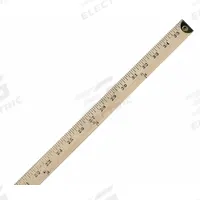 WESTCOTT Yardstick: 14351, 3 1/16 ft, 0.23 in Thick, Clear, Black, Rigid, Printed Graduation Mark. Key specifications — attr934745: WESTCOTT; attr944509: Clear; attr939993: Fractional; attr986193: Printed.