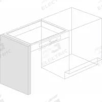 Panel End Support: 32 5/8 in Overall Ht, 22 in Overall Dp, 2 in Overall Wd, Steel, 0 Drawers (MPN GRJPTPO-3222-2). Key specifications — Product Type: Panel End Support; Brand: INSTOCK; Material: Steel.