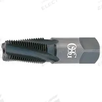 OSG Pipe and Conduit Thread Tap: 1/8"-27 NPTF, 4 Flute, Black Oxide High Speed Steel (MPN 1250601)