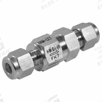 HAM-LET Excess Flow Valve: Stainless Steel Body, 3/8 in Connection Size, Compression - Excess Flow Valves