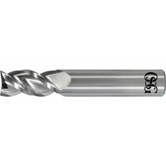 OSG Square End Mill: Carbide, 3 Flute, 3/16" Mill Dia, 9/16" LOC, 2" OAL (MPN VGM3-0005)