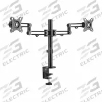 EATON TRIPP LITE Display Mount: Black, Steel, Clamp Mount, 18 lb Wt Capacity (MPN DDR1327SDFC-1). Key specifications — Features: Rugged Steel Desk Clamp Lifts Your Monitors above Your Work Area’s Surface; Material: Steel; Brand: EATON TRIPP LITE; Mount Mechanism: Clamp; Color: Black.