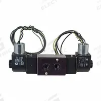 NAMUR Soleniod Valve: DNMR, Double Solenoid, 12V DC, 4 Ports, 1/4 in NPT Inlet, 1/4 in NPT Outlet (MPN DNMR-EX12). Key specifications — attr1379008: Division II; attr1379044: NAMUR; attr1378989: Double Solenoid; attr1379007: Class II; attr1379009: Group D.