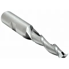 CLEVELAND Square End Mill: High Speed Steel, 2 Flute, 1/4" Mill Dia, 1-1/4" LOC, 3-1/16" OAL (MPN C39066)